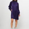 Women Frnch Dresses And Tunics | Ewa, Viscose Dress With Pattern Purple