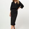 Women Semicouture Skirts | Viscose Mix Skirt Black