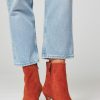 Women Brown Dot. Boots | Julia, Suede Ankle Boots Terracotta