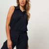 Women Studio Anneloes Tops And Blouses | Bobby, Light Travel Jersey Blouse Dark Blue