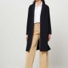 Women Trvl Drss Outerwear | Sporty, Woven Coat Dark Blue