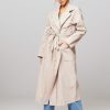 Women Humanoid Outerwear | Phelie, Cotton Trenchcoat With Coating Powder