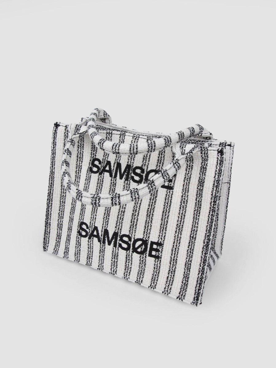 Women Samsoe Samsoe Bags | Betty, Cotton Mix Logo Hand Bag Sand