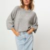 Women Zenggi Sweaters And Cardigans | Alpaca Mix Melange Jumper Grey