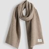 Women Mads Norgaard Scarves | Alona, Wool Mix Scarf Browngrey