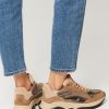 Women Studio Anneloes Sneakers | Teddy, Suede Metallic Sneakers Brown