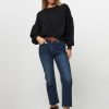 Women Sessun Sweaters And Cardigans | Yunoluz, Cotton Sweater With Lurex Black