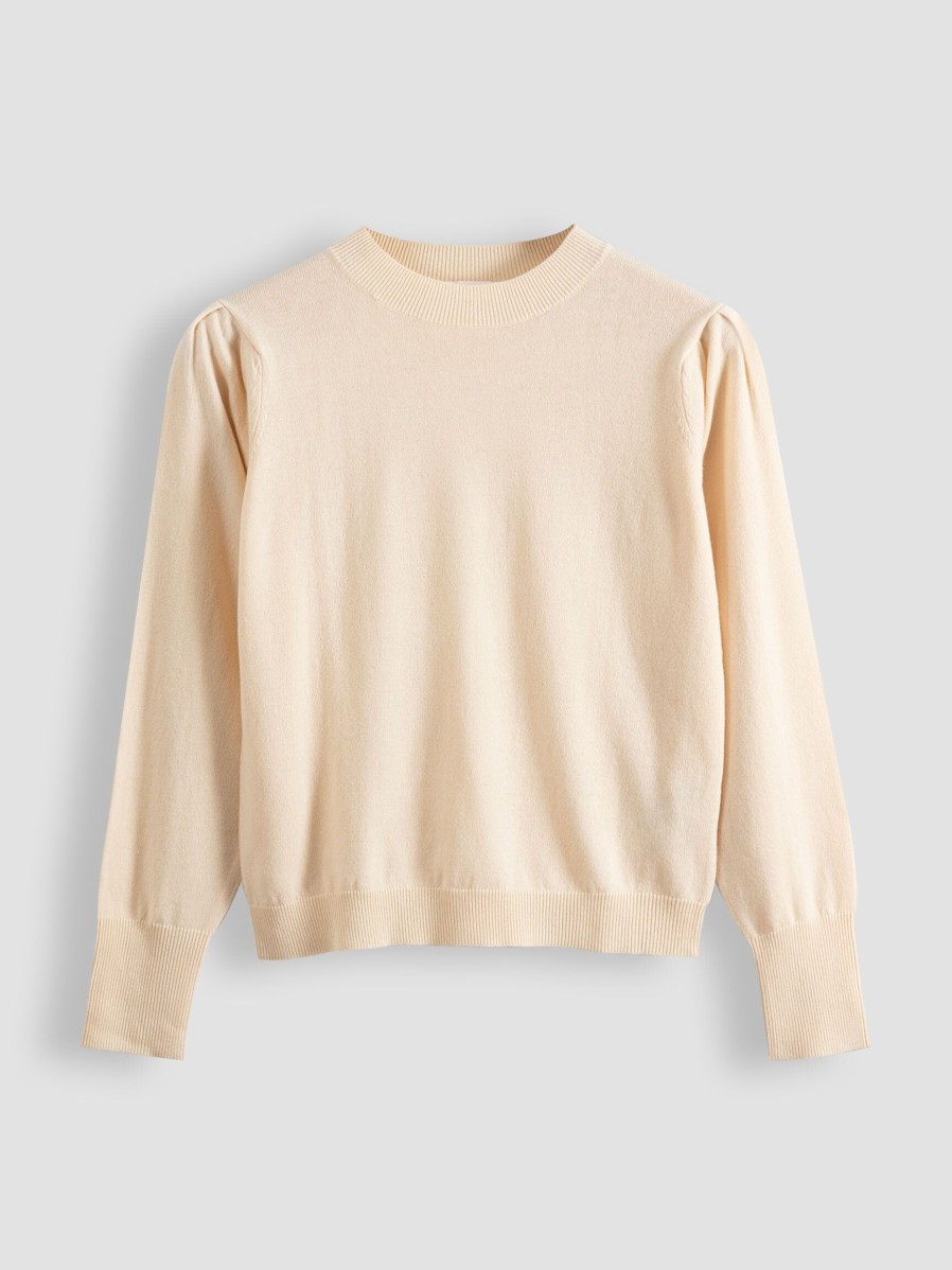 Women Absolut Cashmere Sweaters And Cardigans | Picadilly, Wool/Cashmere Mix Jumper Cream