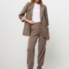 Women Samsoe Samsoe Pants And Jumpsuits | Sacharlotte, Wool Melange Jogging Pants Brown