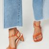 Women Vagabond Shoemakers Sandals | Luisa, Leather Sandals Orange