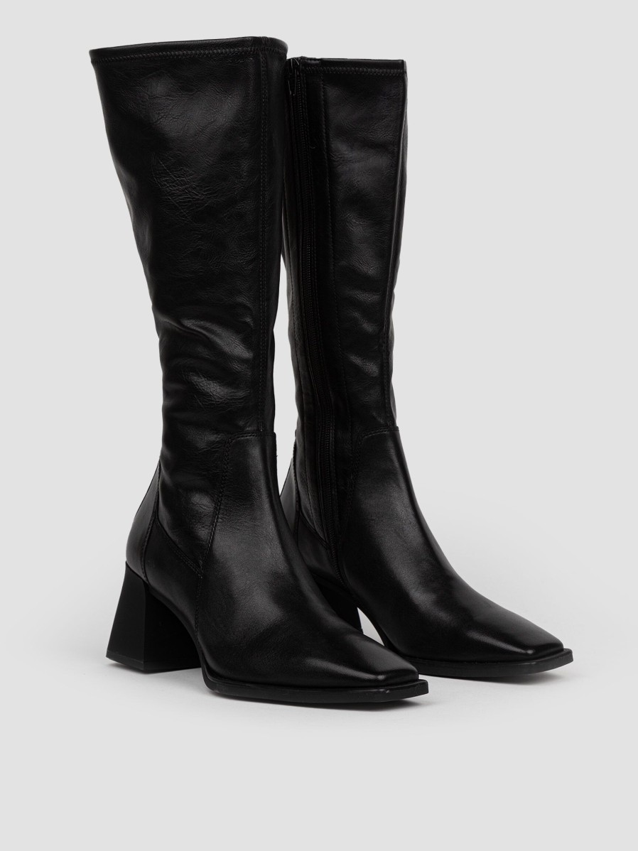 Women Vagabond Shoemakers Boots | Hedda, Leather High Boots Black