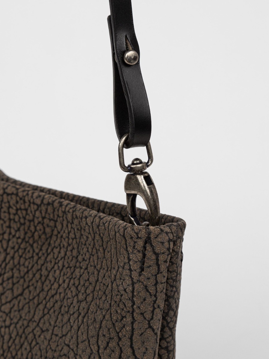 Women Ellen Truijen Bags | Leather Crossbody Bag Browngrey