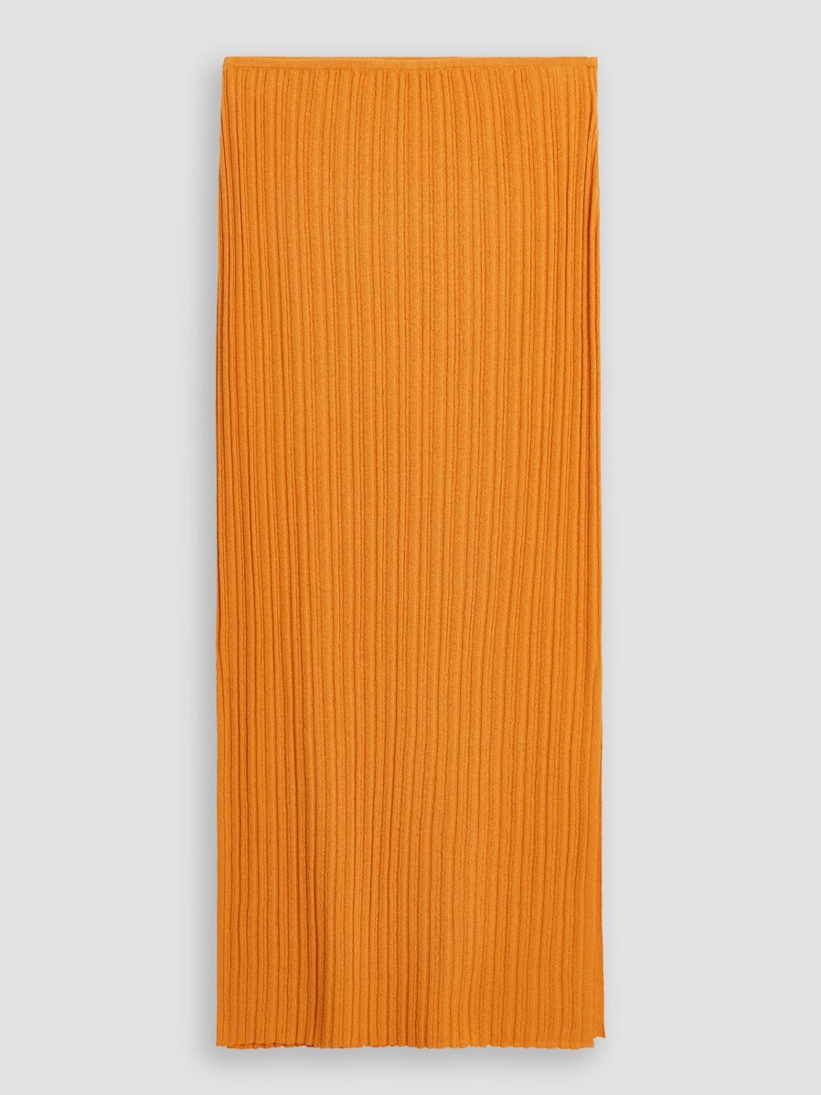 Women By Malene Birger Skirts | Irvana, Cotton Mix Skirt Orange