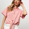 Women Another-Label Tops And Blouses | Bois, Linen/Cotton Mix Blouse Light Pink