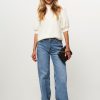 Women My Essential Wardrobe Jeans | The Louis, High Waist Wide Leg Jeans Blue