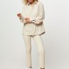 Women Lois Blazers And Jackets | Soledad, Woven Overshirt Ecru