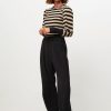 Women Bellerose Sweaters And Cardigans | Vidoum, Cotton Mix Jumper With Striped Pattern Sand