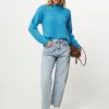 Women Suncoo Sweaters And Cardigans | Philly, Mohair Mix Melange Jumper Blue