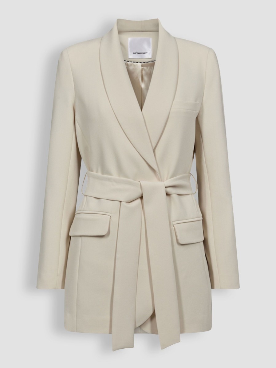 Women Co'Couture Blazers And Jackets | Vola, Viscose Mix Blazer Cream