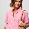 Women Xirena Tops And Blouses | Beau, Cotton Blouse Pink