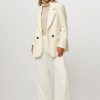 Women Alter Ego Blazers And Jackets | Kae, Wool Mix Blazer Ecru