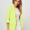 Women Drykorn Blazers And Jackets | Glendale, Woven Blazer Yellow