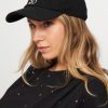 Women Dante 6 Hats And Beanies | Fall, Wool Mix Boucle Logo Cap Black