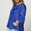 Women Munthe Tops And Blouses | Drive, Silk Top Cobalt