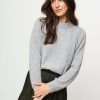 Women Modstrom Sweaters And Cardigans | Anna, Knitted Melange Jumper Grey