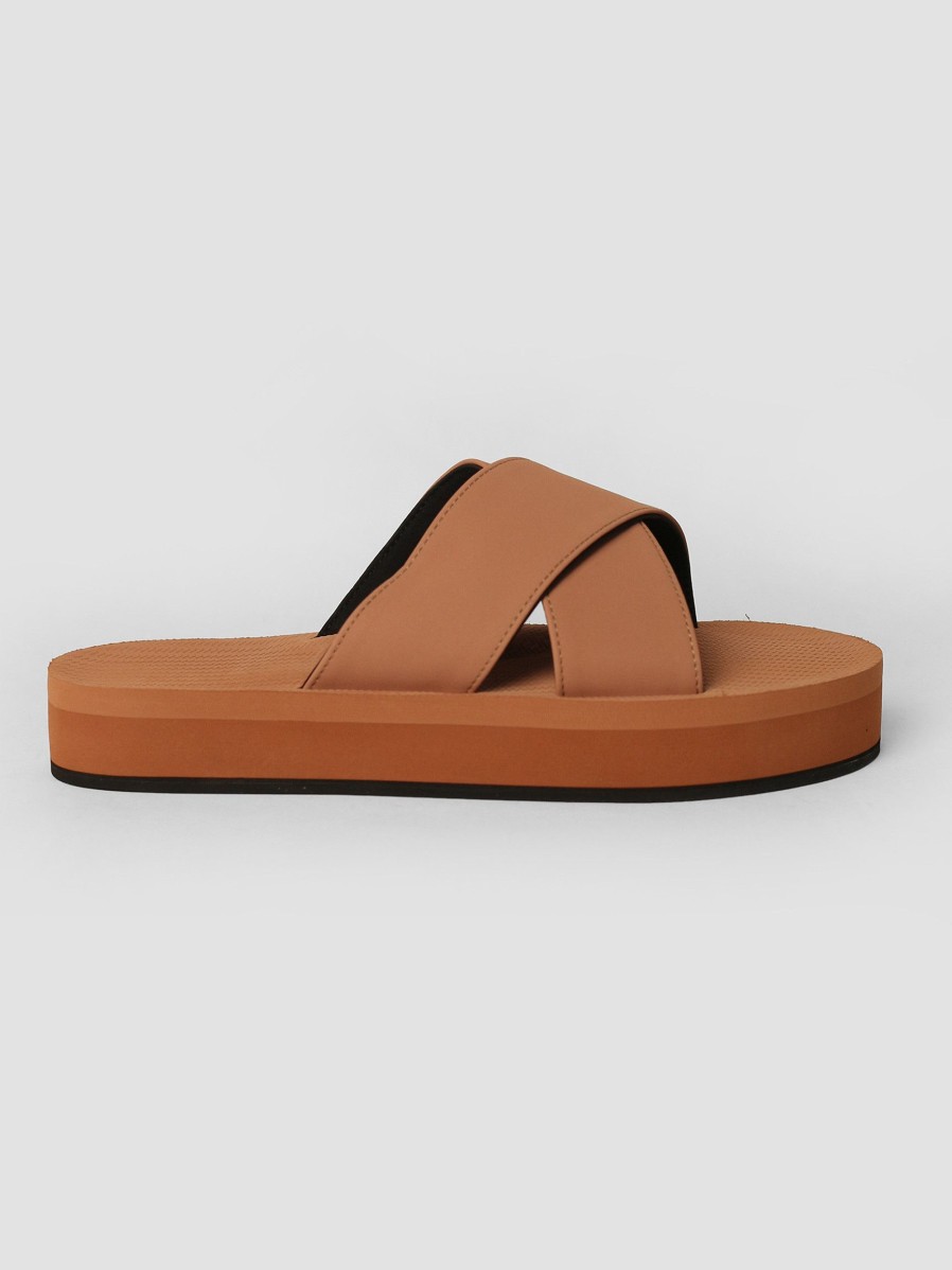 Women Indosole Flip Flops | Recycled Rubber Flip Flops Terracotta