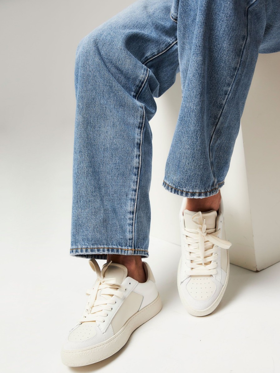 Women Copenhagen Sneakers | Cph157, Leather Sneakers Cream