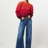 Women Ulla Johnson Sweaters And Cardigans | Rosalia, Alpaca Mix Jumper With Pattern Red