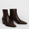 Women Vagabond Shoemakers Boots | Alina, Leather Ankle Boots Dark Brown