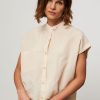 Women Humanoid Tops And Blouses | Linen Mix Blouse Ecru