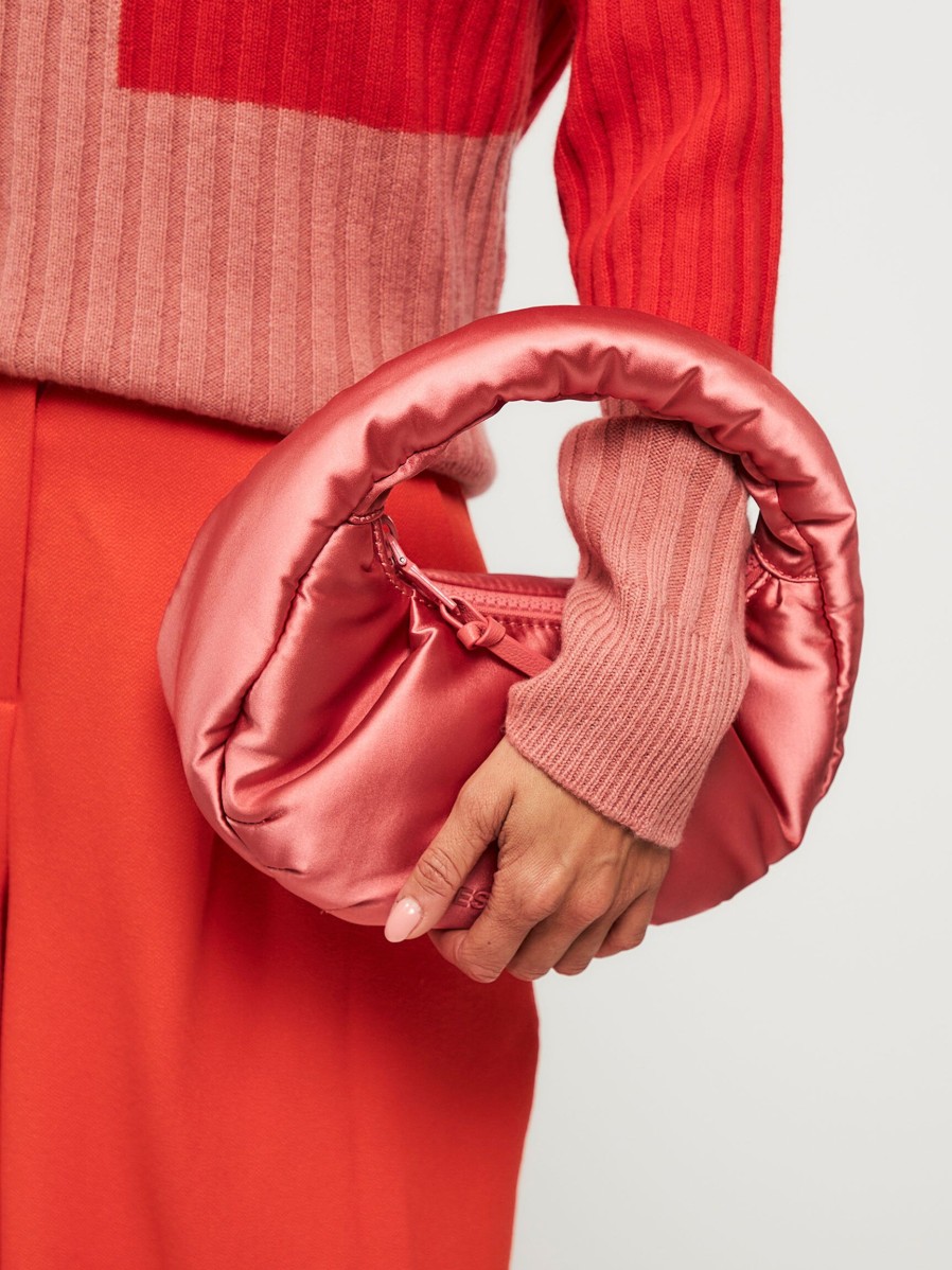 Women Essentiel Antwerp Bags | Exes,Woven Handbag Salmon