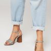 Women Brown Dot. Sandals | Belle, Leather Sandals Light Grey