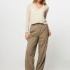 Women Modstrom Sweaters And Cardigans | Cordell, Wool Mix Cardigan With Structure Ecru