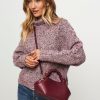 Women Co'Couture Sweaters And Cardigans | Row, Knitted Turtleneck With Pattern Pink