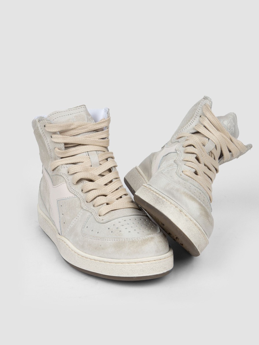 Women Diadora Sneakers | Mi Basket, Suede High Sneakers Sand