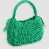 Women Hvisk Bags | Olympic, Organic Cotton Crochet Handbag Green