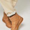 Women Ivylee Copenhagen Boots | Moon, Leather Padded Ankle Boots Beige