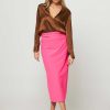 Women Semicouture Skirts | Viscose Mix Skirt Pink