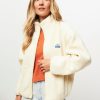 Women American Vintage Outerwear | Hoktown, Woven Teddy Jacket Ecru