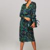 Women Idano Dresses And Tunics | Jolande, Viscose Dress With Print Green