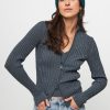 Women Samsoe Samsoe Hats And Beanies | Nor, Alpaca Mix Melange Beanie Petrol