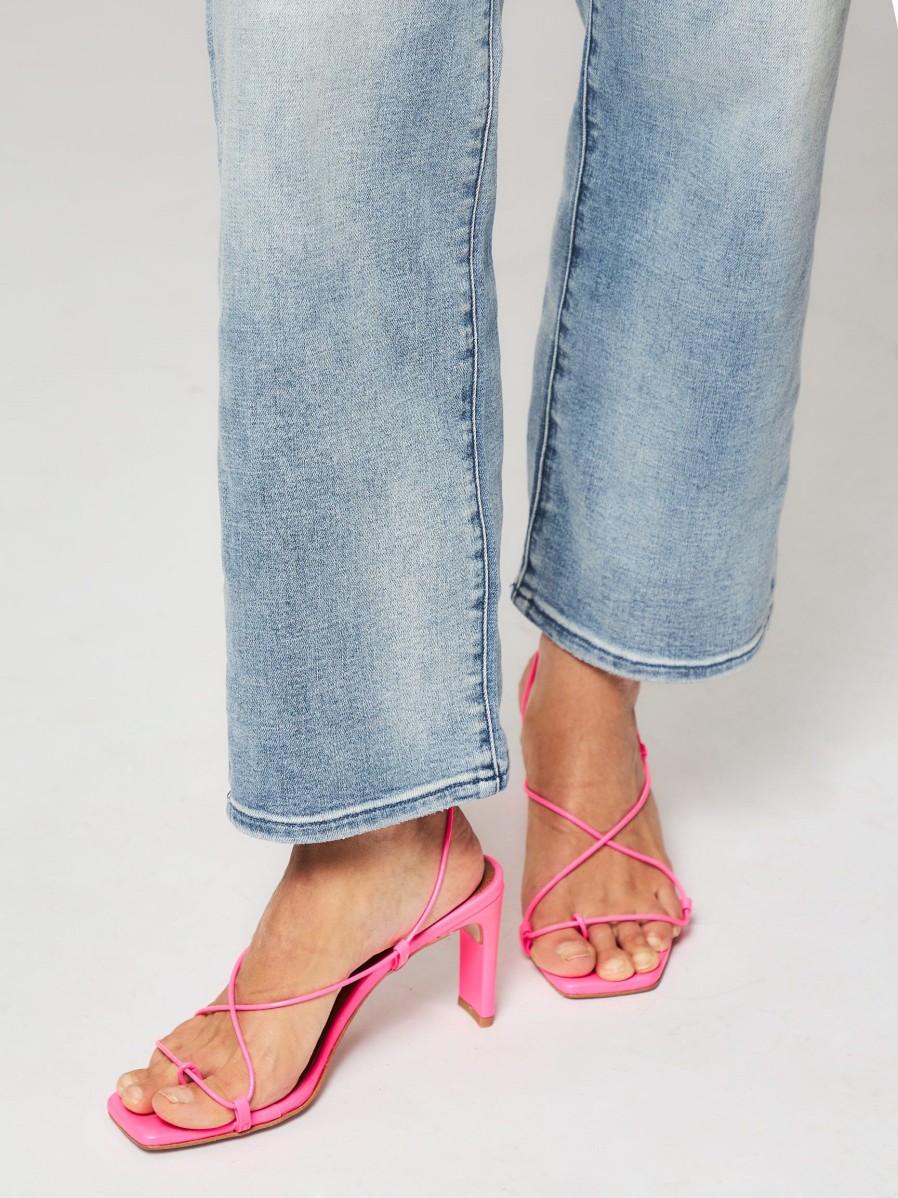 Women Alohas Sandals | Bellini, Leather Neon Sandals Pink