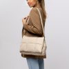 Women Studio AR Bags | Coco, Leather Padded Crossbody Bag Sand