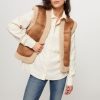 Women Studio Anneloes Blazers And Jackets | Donna, Woven Teddy Gilet Brown