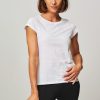 Women Mads Norgaard Tops And Blouses | Teasy, Organic Cotton T-Shirt White