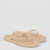 Women Sleepers Flip Flops | Tapered, Rubber Slippers Beige